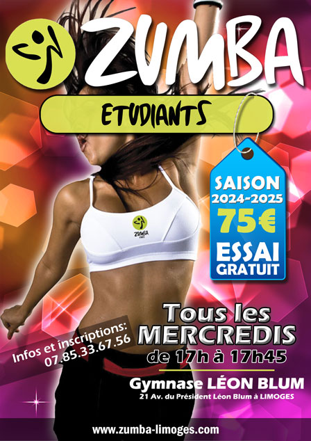 affiche zumba