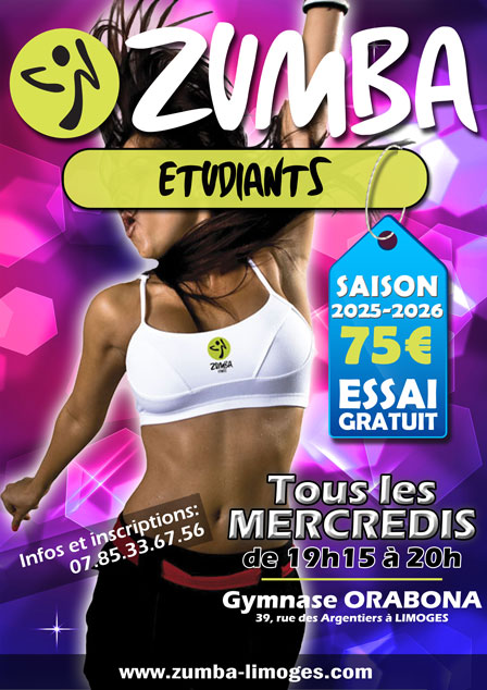 affiche zumba