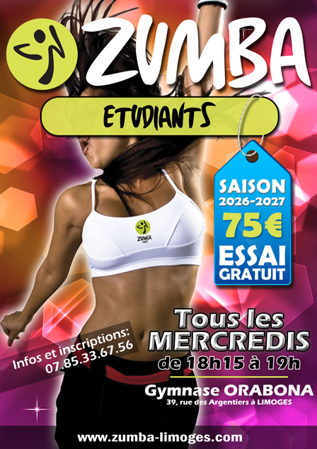 affiche zumba